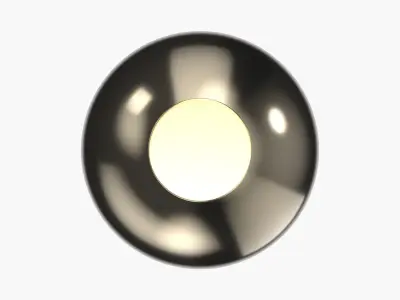 Dome Collection One-Light LED Pendant 3D model