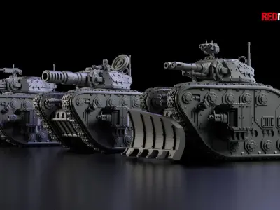 Legendary Battle Tank - Imperial Force 3D print model