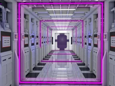 Sci Fi Interior  3D model