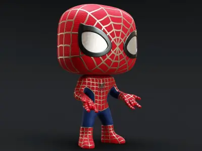 Funko Spider-Man Classic 3D model