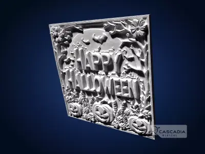 Happy Halloween - CNC Router Carving Casting Pumpkins 3D print model
