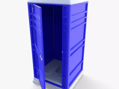 Portable toilet v1 3D model