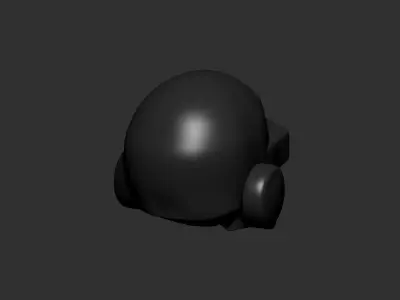 helmet high poly sculpt 3d printable ver 7 3D model 3D model