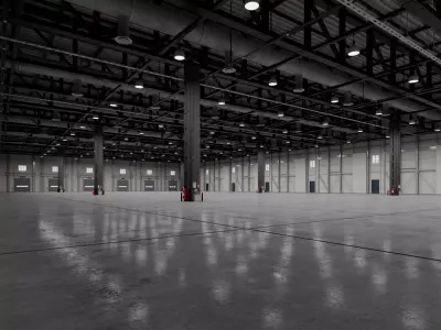 Warehouse interior and exterior 6 3D model