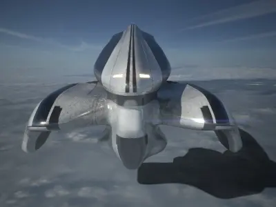 Frigate Spaceship 3D model