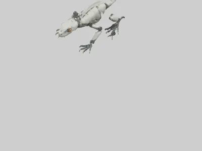 Robot version of a robot lizard model 3D model