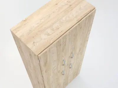 Wooden Cabinet 23 3D model