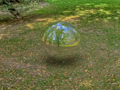 HDRI 016 Serene Green Park Landscape Low-poly 3D model