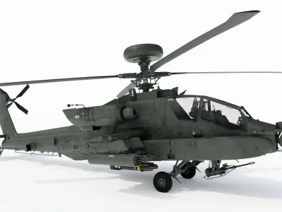  Boeing AH-64D Apache High Detail 