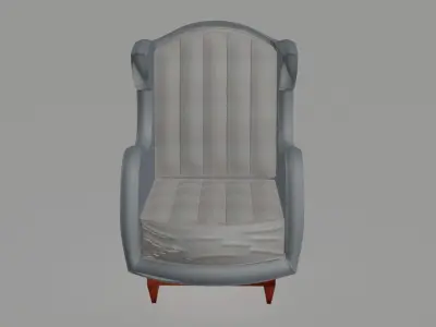 Nexus Wingback Armchair 3D model