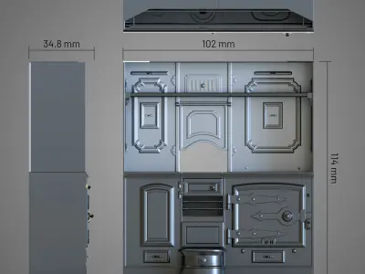 The Kelvin kitchen range - 3D printing 3D print model
