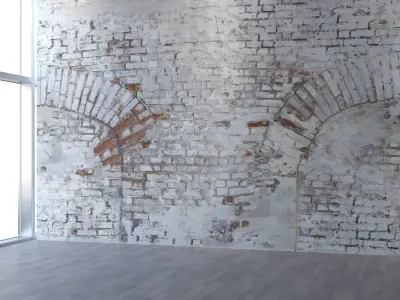 brick wall with arch 59 Texture