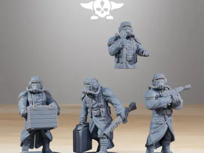 GrimGruard Light Tank 3D print model