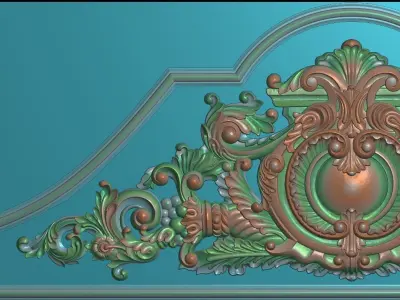 neoclassical 3d archway 3D print model