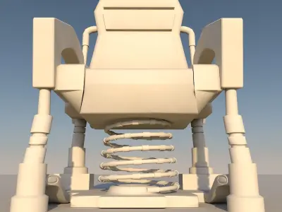 Sci Fi Chair 3D model