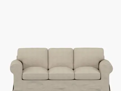 Ektorp 3 seat sofa kilanda light beige 3D model