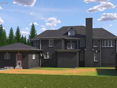  Colonial Style House with Garage 
