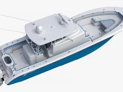  Yellowfin 42 Offshore Sport fishing Boat and Mercury Verado 350 