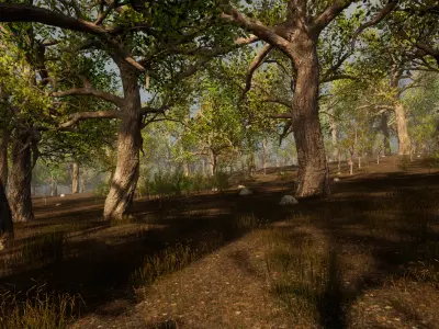 Procedural Forest for Open - Worlds