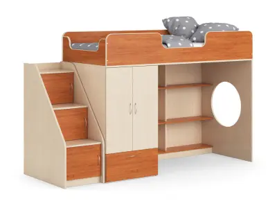 Legenda K03 and LY11 childrens modular bed 3D model