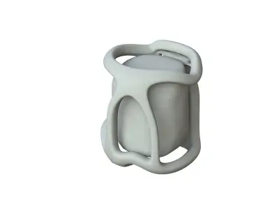 SciFi Shape Object Low Poly Low-poly 3D model 21