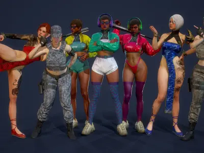 Fighting Girls Super Pack