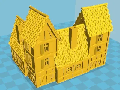 Medieval House 66 3D print model
