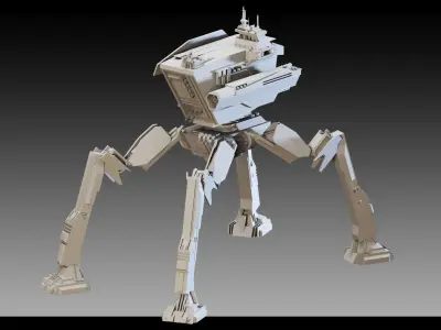 5 War Robots-Vol 04- High detail 3d models Low-poly 3D model