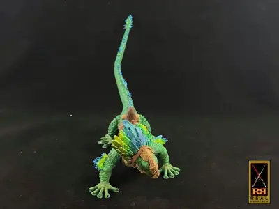 Galactic Raptor With Rider 3D print model