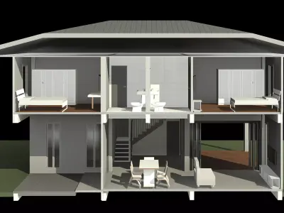 House by REVIT 25R13 3D model