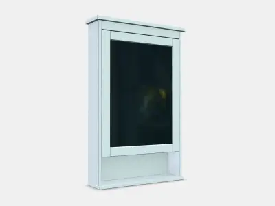 HEMNES mirror cabinet 1 door Low-poly 3D model