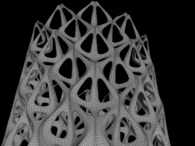 The Tower of light - Manchester - England 3D model
