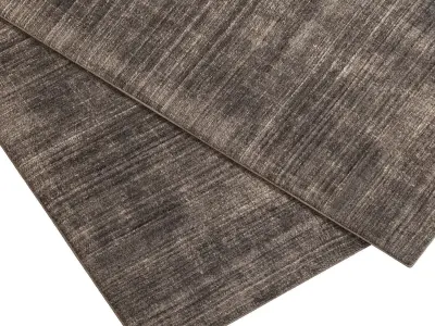 Carpet set 9135 - Hand-knotted Wool Brown Rug - 5k 3D model