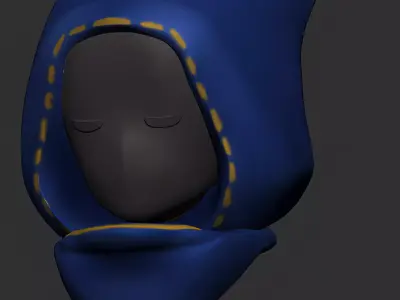 Sky game hairs 3D print model