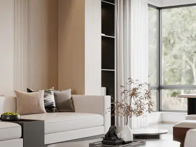 apartment interior scenes   3D model get