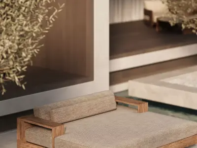 Bedroom Interior scene 3D model purchase