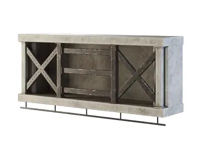 Factory Side Wall Upper 3D model