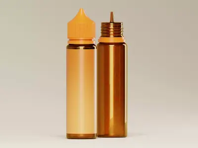 Cosmetic or Unicorn Bottle 3D Bottle Low-poly 3D model