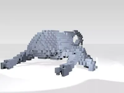 Hercules Voxel 3D model
