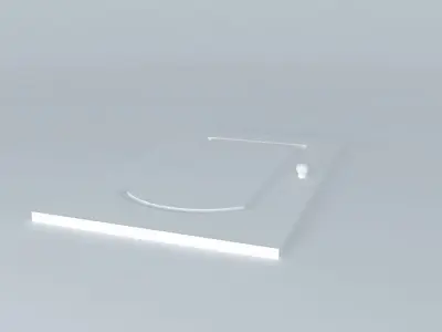 Beveled inner cabinet door Free 3D model