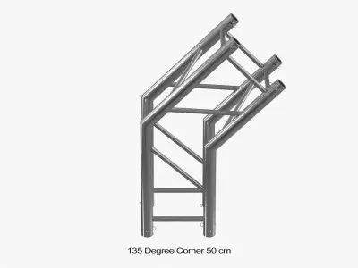 Octagon Truss Modular Stage Structure 3D model