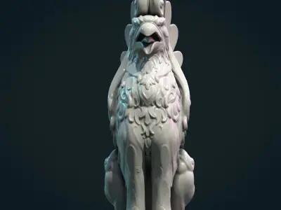Griffon griffin 3D print model