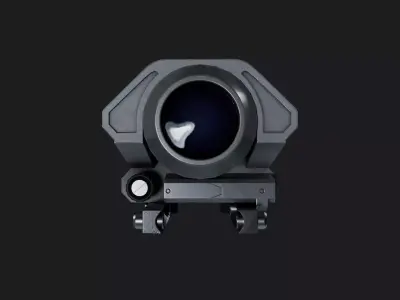 SCI-FI Military Sight Game Ready Low-poly 3D model