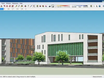 Sketchup School and University G1 3D model