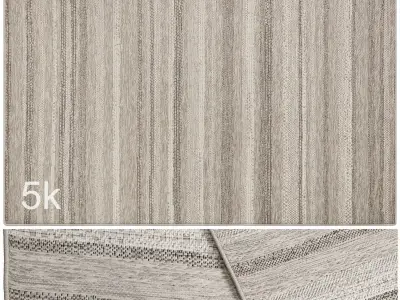 Carpet set 3209 - MAB-02 AL Ivory Rug - 5K 3D model