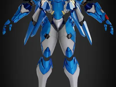 Overwatch 2 Pharah Armor for Cosplay 3D print model
