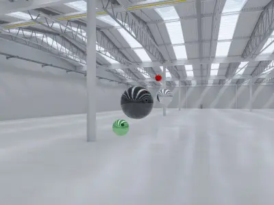 HDRI - Warehouse Interior 8b - 16384x8192 Texture