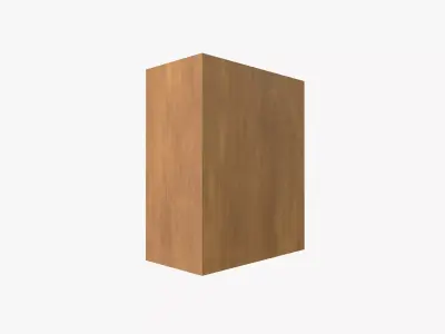 Small storage cabinet Low-poly 3D model