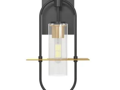 Troy Lighting   Smyth   Dark Bronze  Outdoor Wall Sconce 3D model