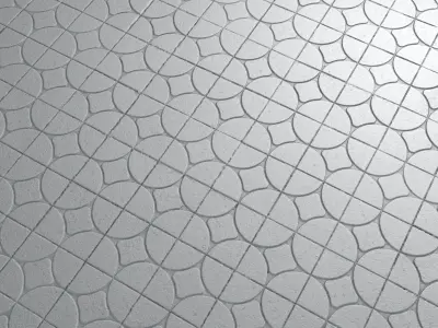 Red patterned tiles Texture